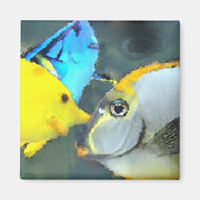 Imán de peces tropicales (Frente)