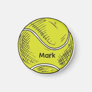 Imán de pelota de tenis