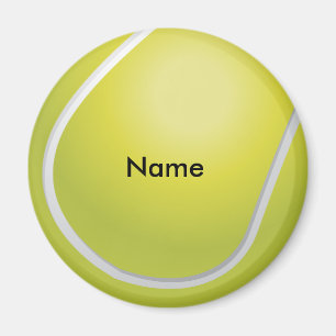 Imán de pelota de tenis personalizado