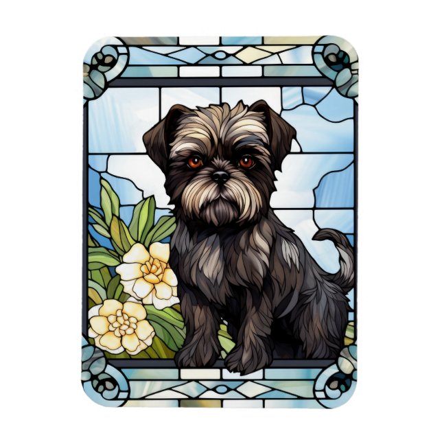 Imán de perro Affenpinscher (Vertical)