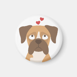 Imán de perro boxer, regalo de perro boxer, regalo