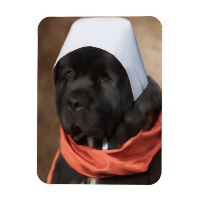 Imán de perro peregrino (Vertical)