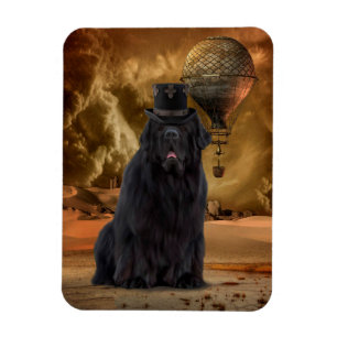 imán de perro steampunk