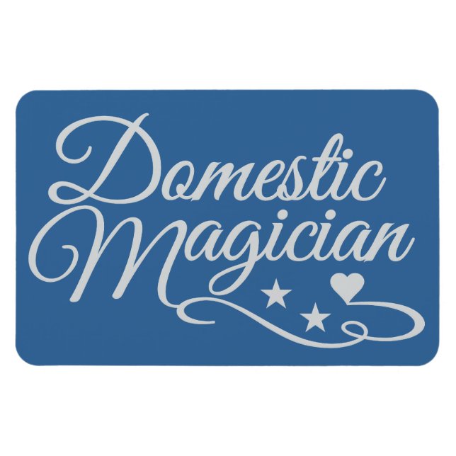 Imán de personalizado mago doméstico (Horizontal)