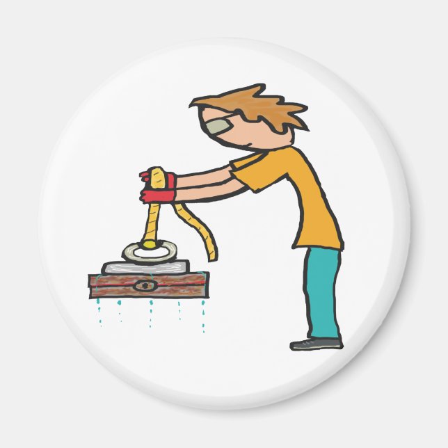 Imán de pesca de imanes (Frente)