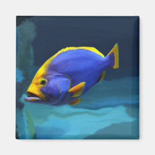 Imán de pescado azul