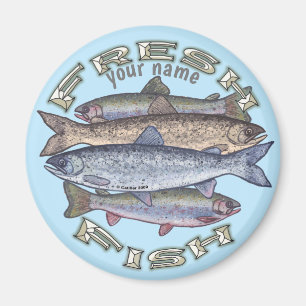Imán de pescado fresco