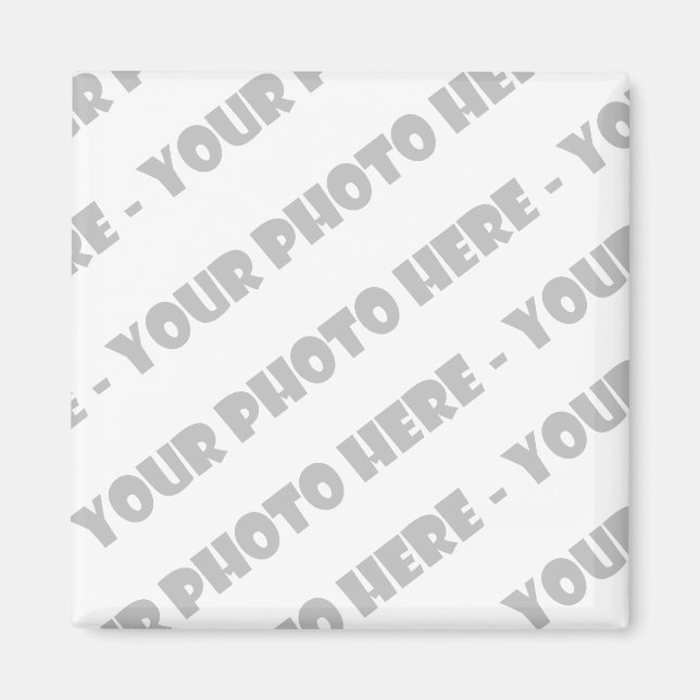Imán de Photo Square - Crea tu propio (Frente)