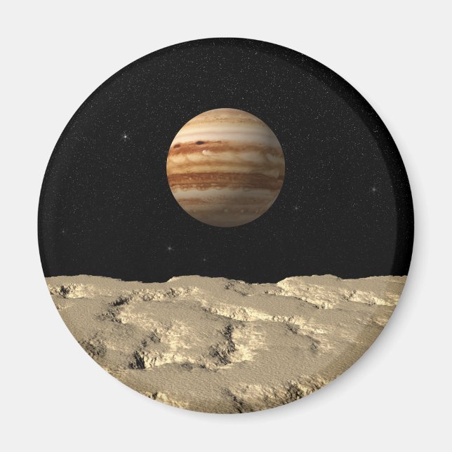 Imán De pie en la luna (Frente)