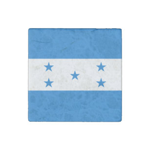 Imán De Piedra Bandera de Honduras Patriótica