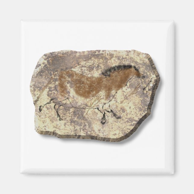 Imán de piedra de caballo chino (Frente)