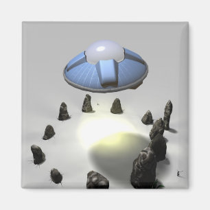 Imán de piedra de los visitantes del círculo