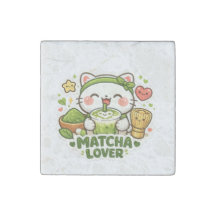 Gato Adorable Amante del Matcha