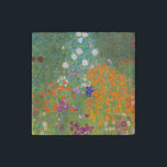 Imán De Piedra Gustav Klimt - Jardín de flores<br><div class="desc">Jardín de flores - Gustav Klimt en 1905-1907</div>