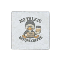 Pato Divertido No Habla Antes De Café Mono De Café