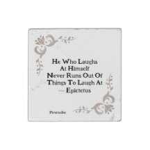 Vintage Epictetus Laughs Cita Diversión Personal