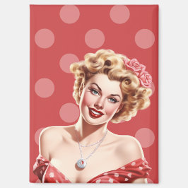 Imán de Pin-Up Glam Vintage – Lola Grace 