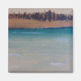 imán de pintura de escena del agua de jamie