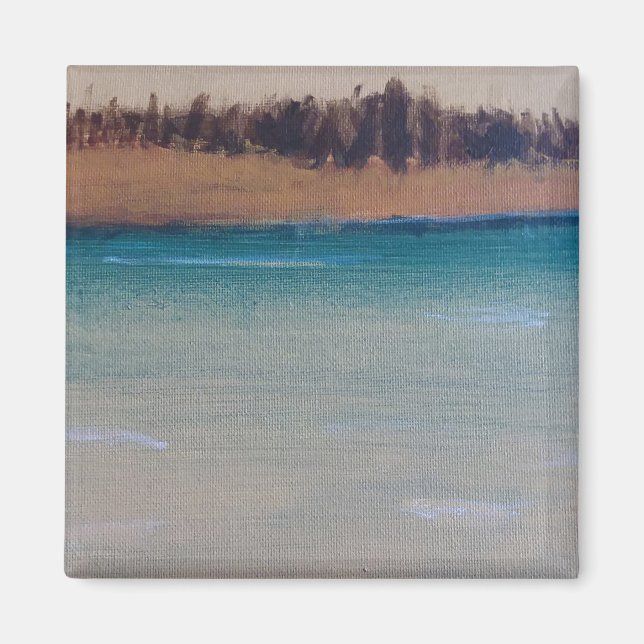imán de pintura de escena del agua de jamie (Frente)