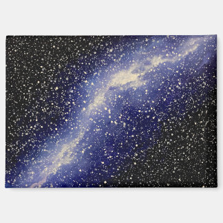 Imán de pintura de galaxia