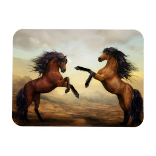 Imán de pintura de Stallions Duele