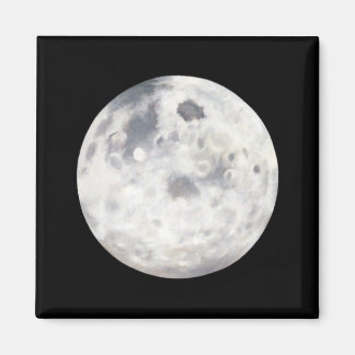 Imán de pintura lunar completa