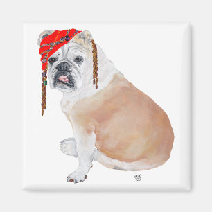 Imán de Pirata de Bulldog Inglés
