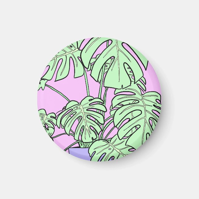 Imán de planta de queso, amante de las plantas  (Frente)