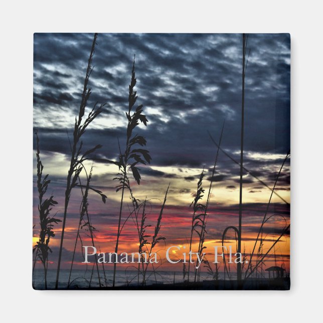 imán de playa de la ciudad de panama (Frente)