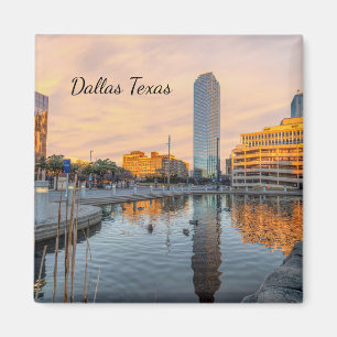 Imán de Plaza Pond Morning Square