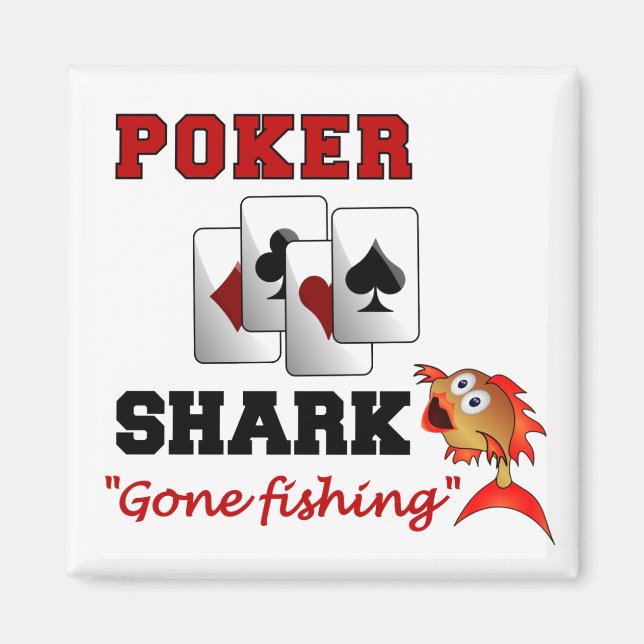 imán de Poker Shark (Frente)