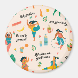 Imán de positividad corporal