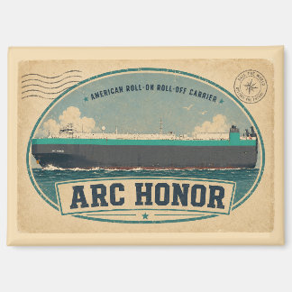 Imán de postal de honor ARC