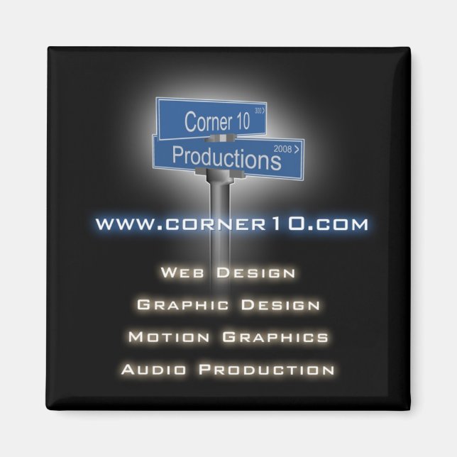 Imán de producciones Corner10 (Frente)