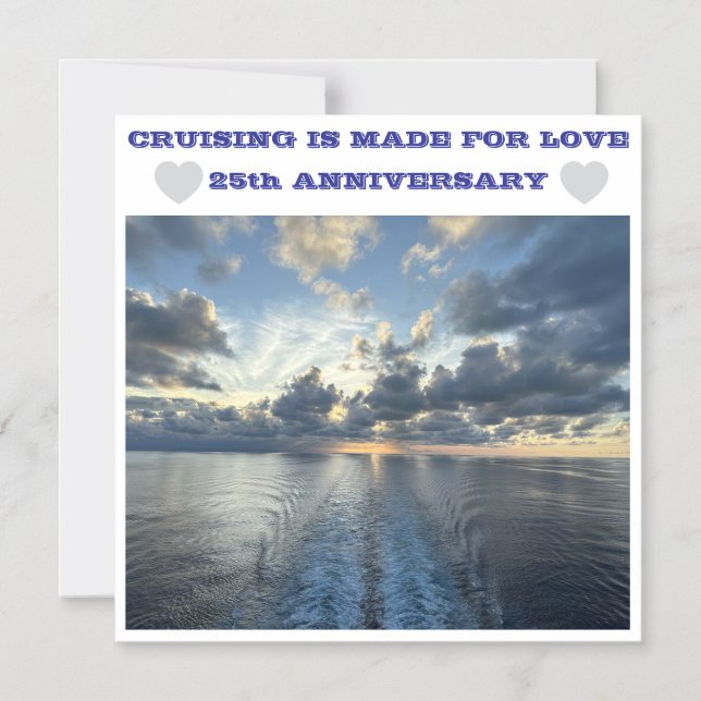 IMÁN DE PUERTA DE CRUCERO DE ANIVERSARIO 25 (Anverso)