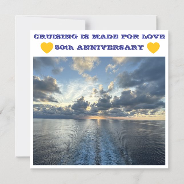 IMÁN DE PUERTA DEL CRUCERO DEL 50º ANIVERSARIO (Anverso)