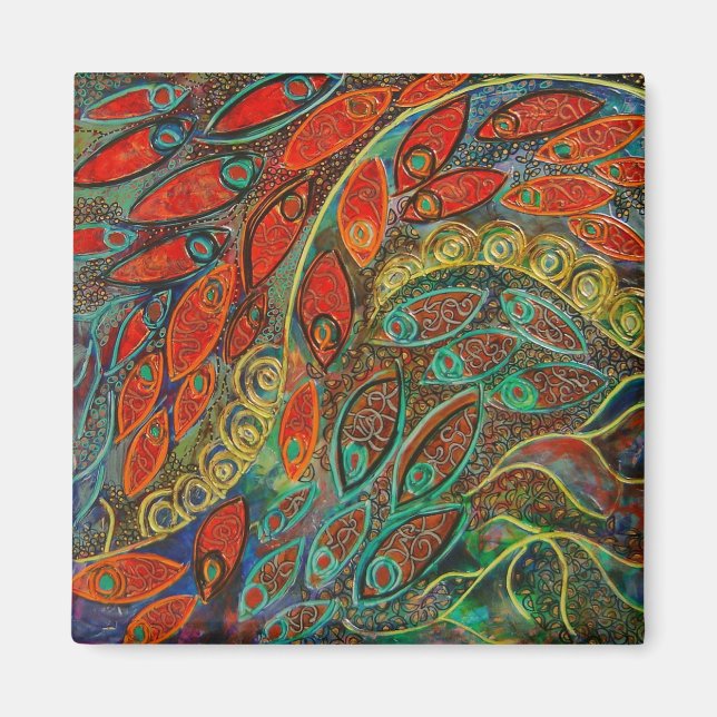 imán de puerta giratoria (pintura) (Frente)