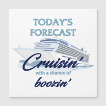 Imán de puerta para crucero cuadrado Cruisin' & Bo