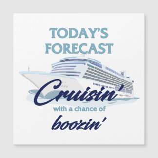 Imán de puerta para crucero cuadrado Cruisin' & Bo
