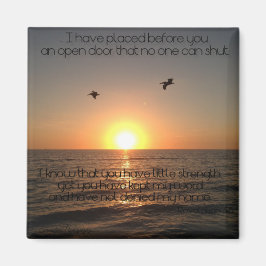 Imán de puertas abiertas