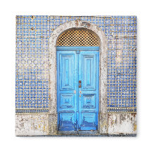 imán de puertas azul Portugal