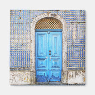 imán de puertas azul Portugal
