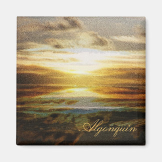 Imán de puesta de sol en el parque Algonquin