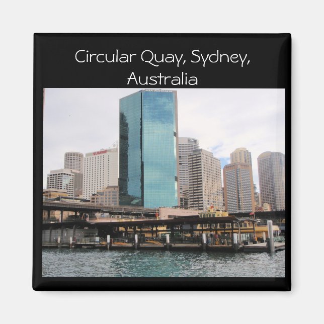 imán de quay circular de sydney (Frente)