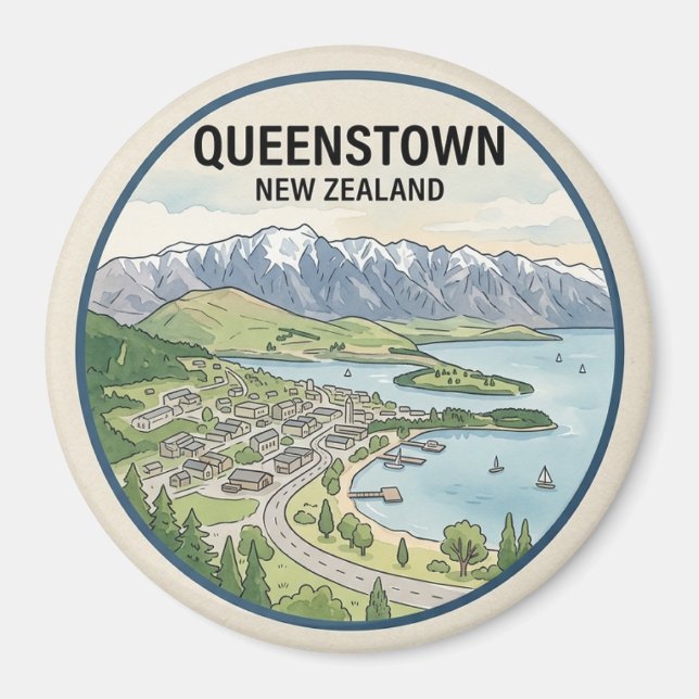 imán de Queenstown (Frente)