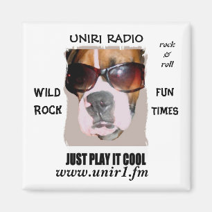 IMÁN DE RADIO UNIR1 CON LA CABEZA DEL BOXEADOR