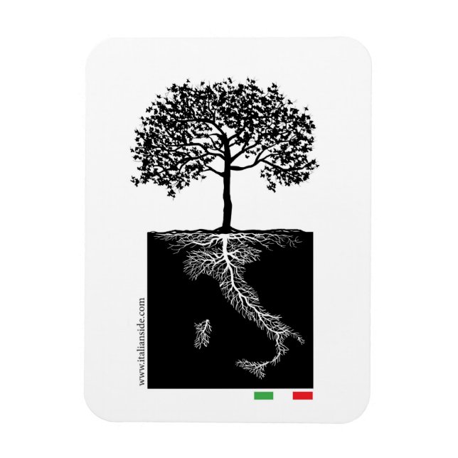 Imán de raíces italianas (Vertical)