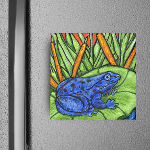 Imán de rana Pois0n Azul