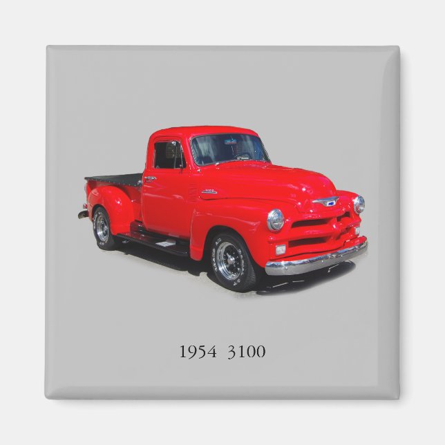 imán de recogida de 3100 rojo de 1954 (Frente)