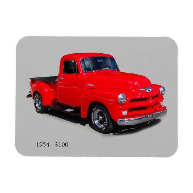 imán de recogida de 3100 rojo de 1954 (Horizontal)